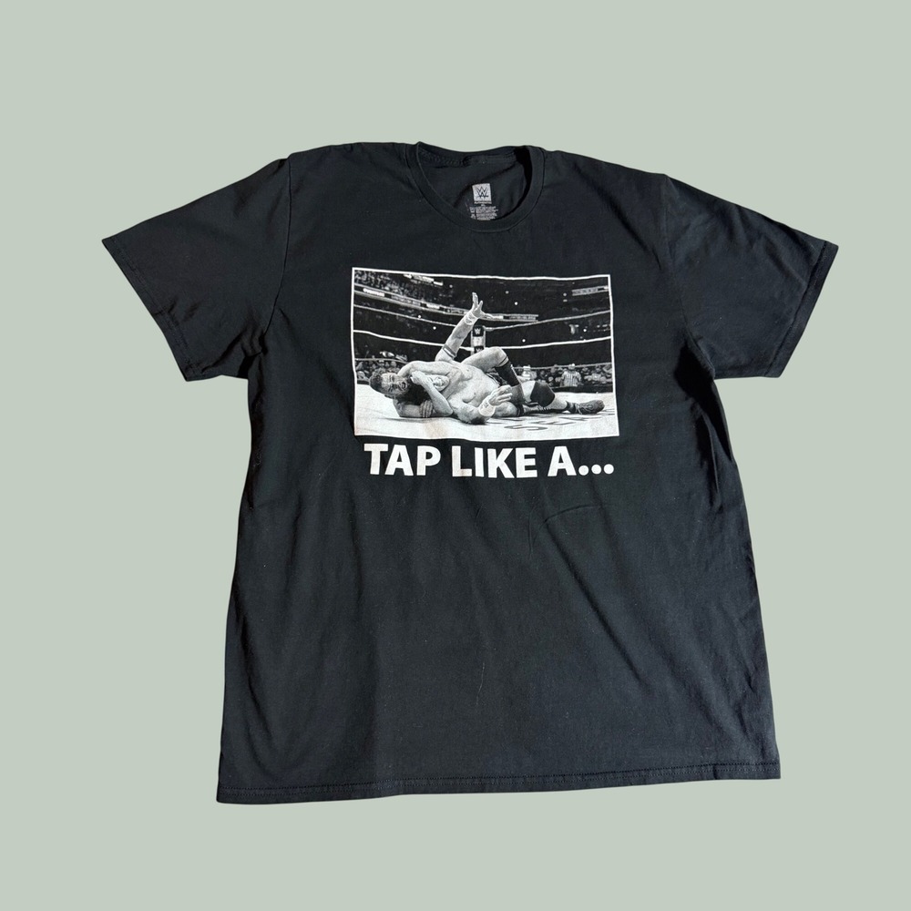 WWE Gunther The Ring General Tap Like A Black Graphic T-Shirt Mens XL